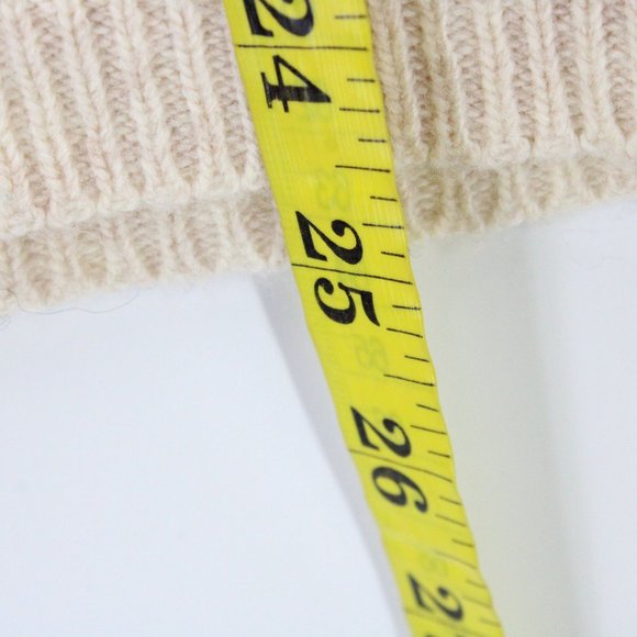 Mo:vint Pencil Skirt Womens Beige Striped Knit Stretch Small S New With Tags - Picture 9 of 9